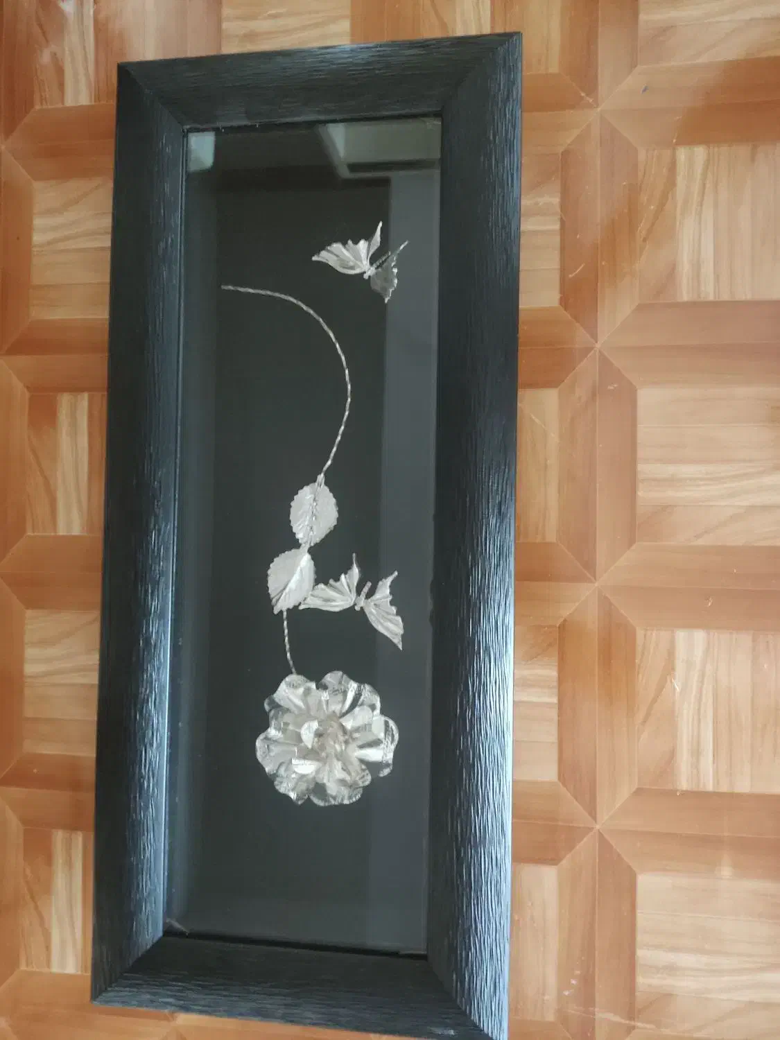 شمعدان و گل نو|آینه|تبریز, |دیوار