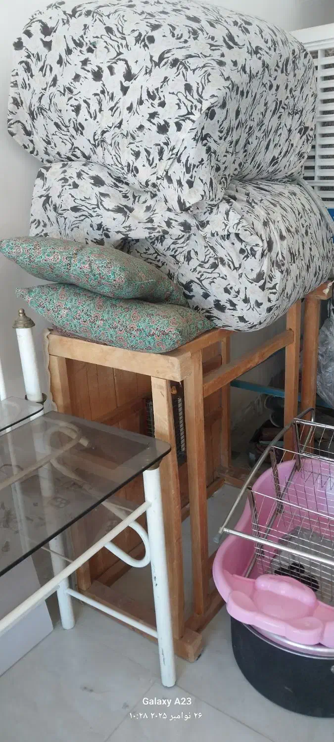 تخت خواب ودوعدلاور آیینه تخت های روش|تخت و سرویس خواب|بردسکن, |دیوار