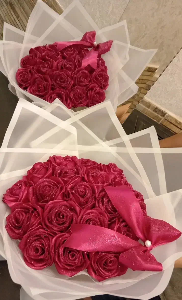 گل ربانی،گل روبانی،برای مناسب های دخترها و پسرهاو.|گل مصنوعی|شیراز, کوشک میدان|دیوار