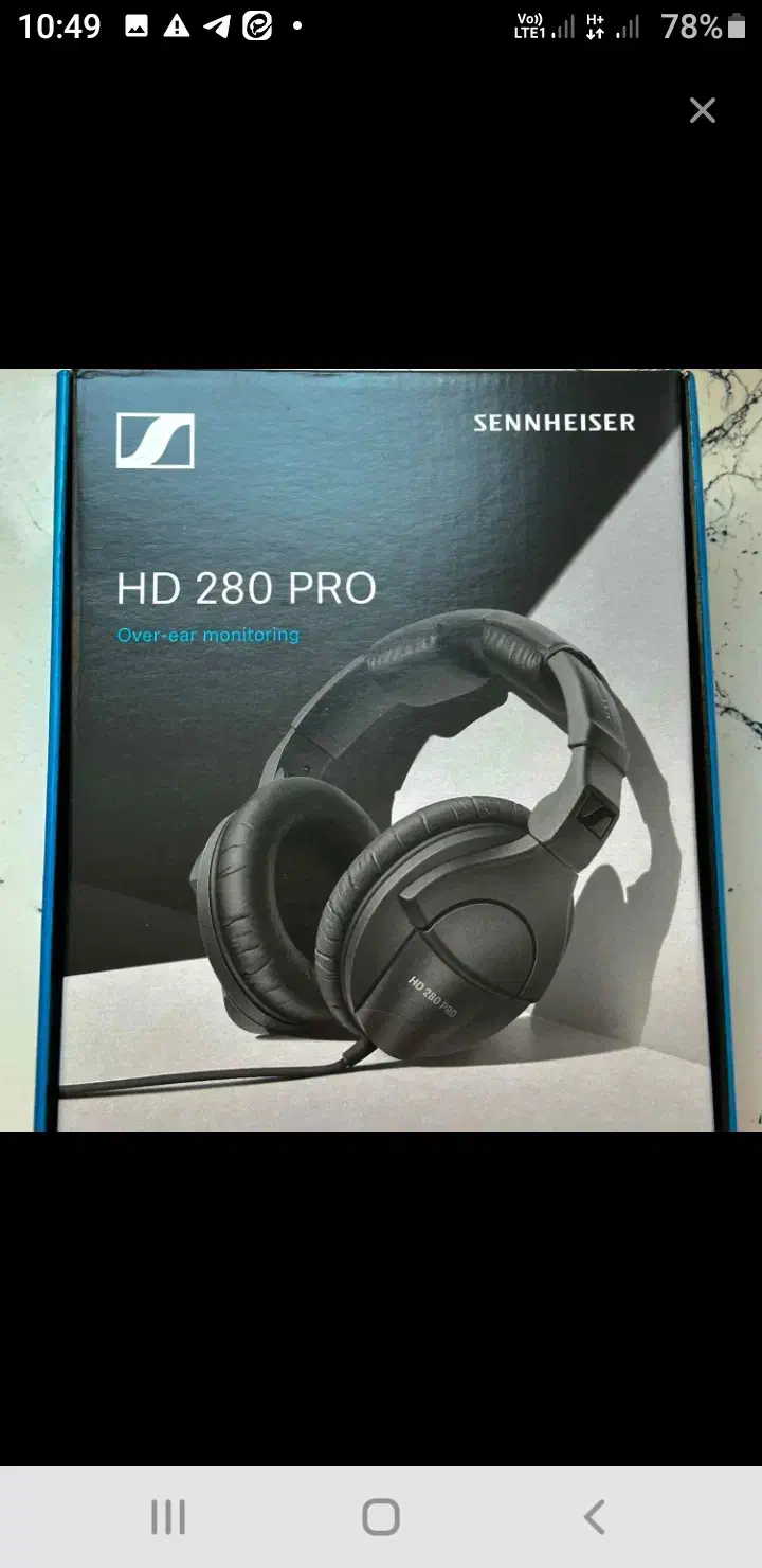 هدفون       HD280Pro  SENNHEISER|پخش‌کننده همراه|تبریز, |دیوار