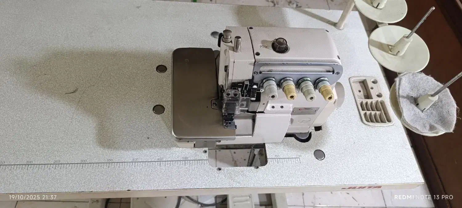 چرخ خیاطی زیگزال پنج نخ|ماشین‌آلات صنعتی|ری, علایین|دیوار