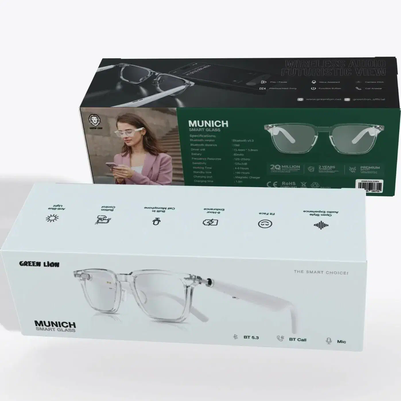 عینک هوشمند گرین لاین|لوازم جانبی موبایل و تبلت|شهریار, شهریار|دیوار