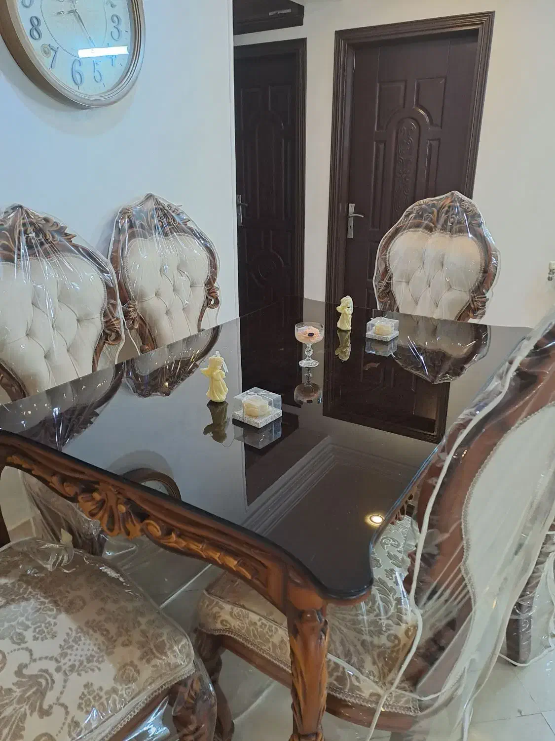 فروش میز ناهارخوری ۶نفره استیل|میز و صندلی غذاخوری|گرگان, |دیوار