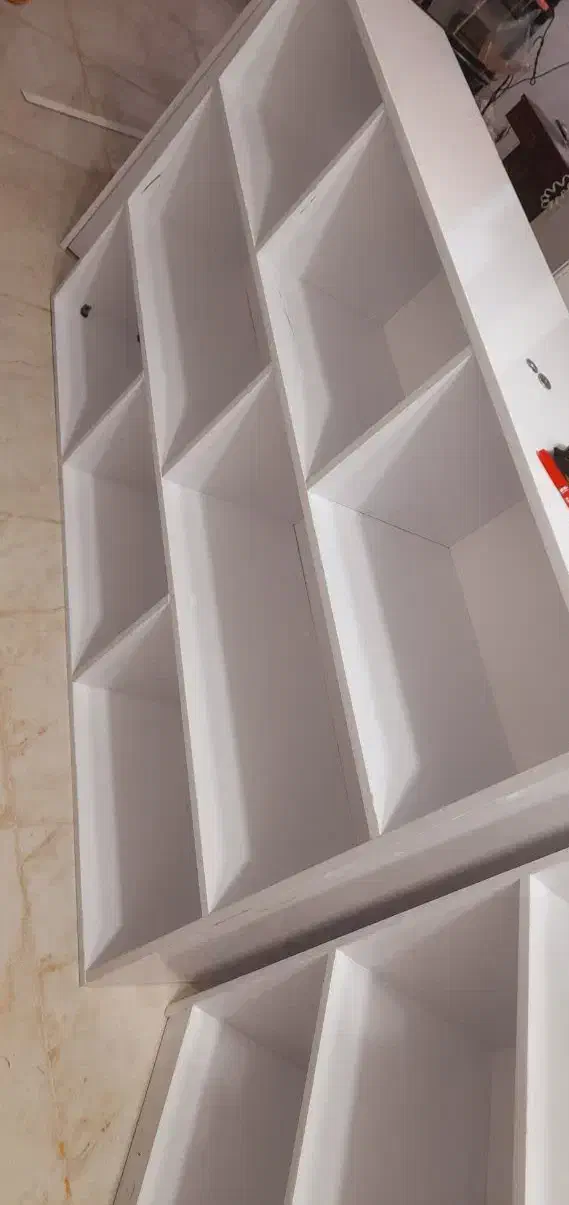 سفارش انواع کتابخانه و قفسه و کابینت|کتابخانه، شلف، قفسه‌های دیواری|رشت, گلزاران|دیوار