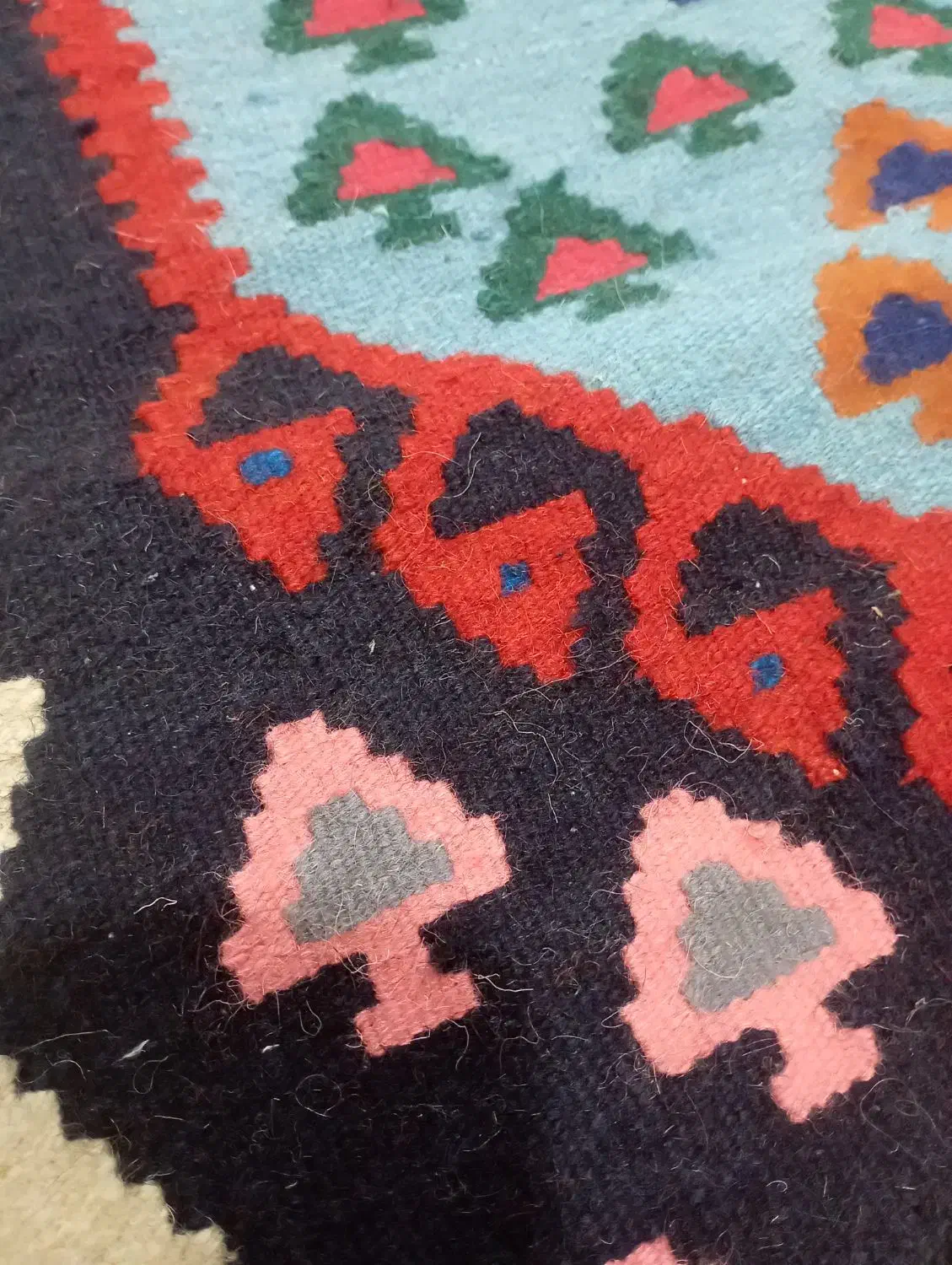 گلیم دستبافت|گلیم، جاجیم، گبه|نظرآباد, نظرآباد|دیوار