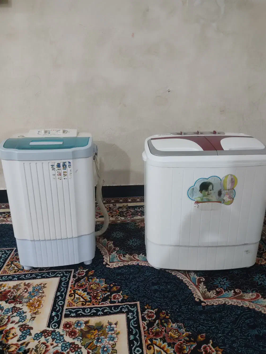 دو عدد ماشین لباسشویی خشک کن داره|ماشین لباسشویی و خشک‌کن لباس|چرام, |دیوار