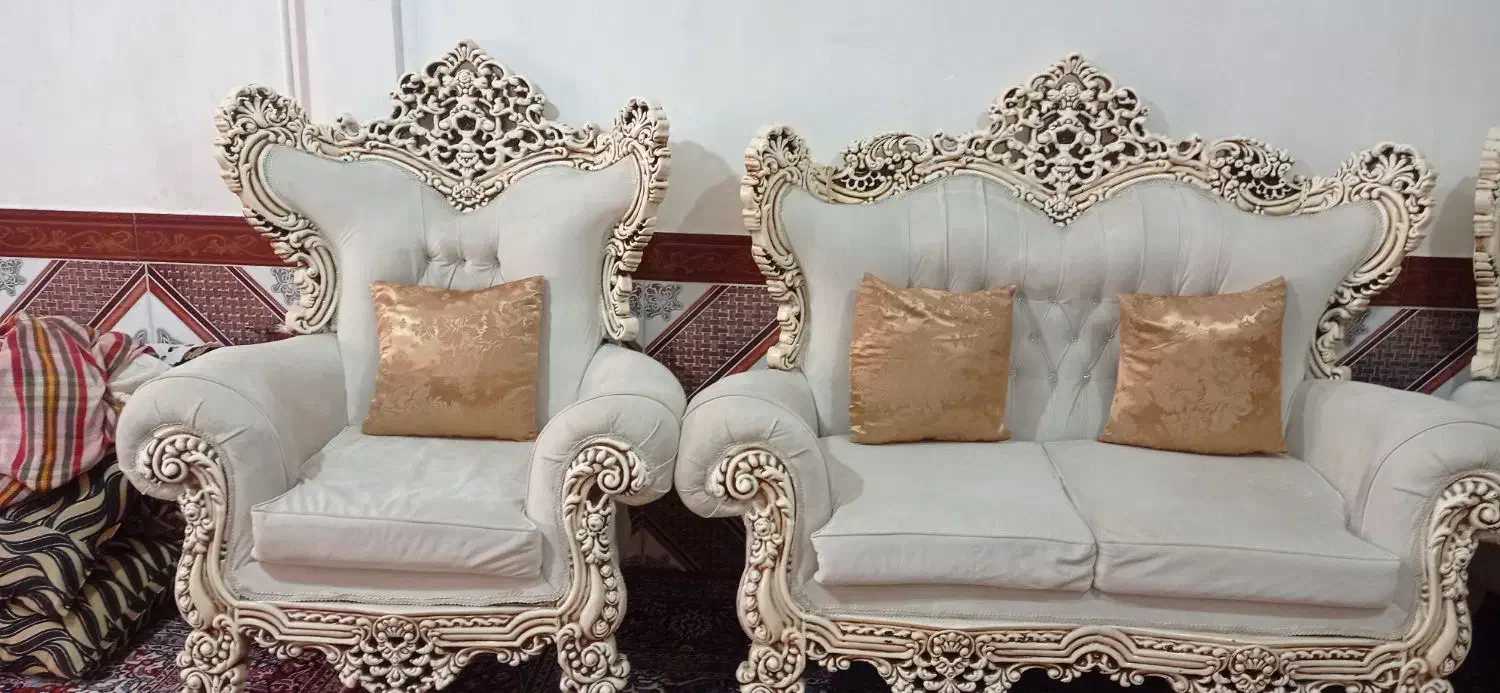 مبل سلطنتی و بوفه|مبلمان خانگی و میز عسلی|قزوین, |دیوار