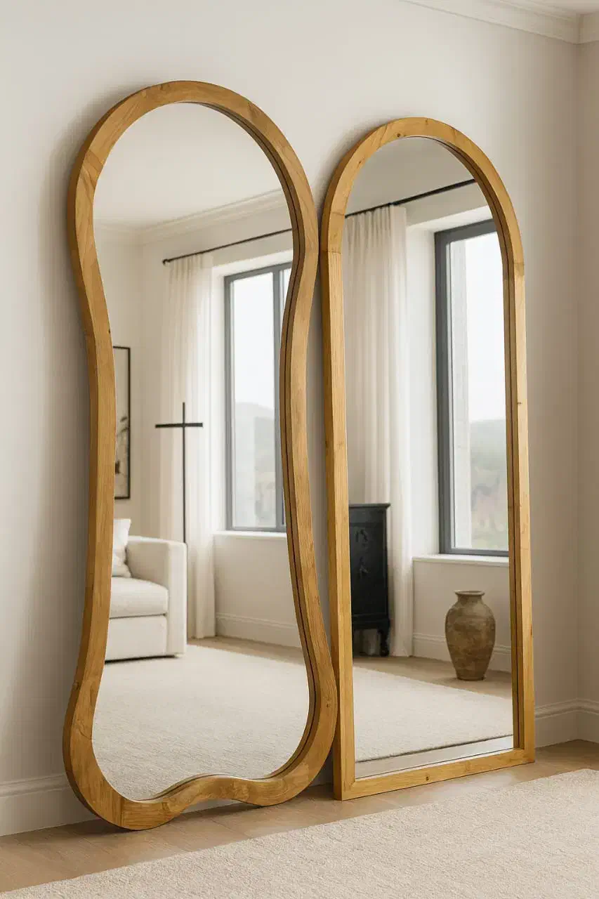 آینه قدی چوبی|آینه|بندرعباس, |دیوار