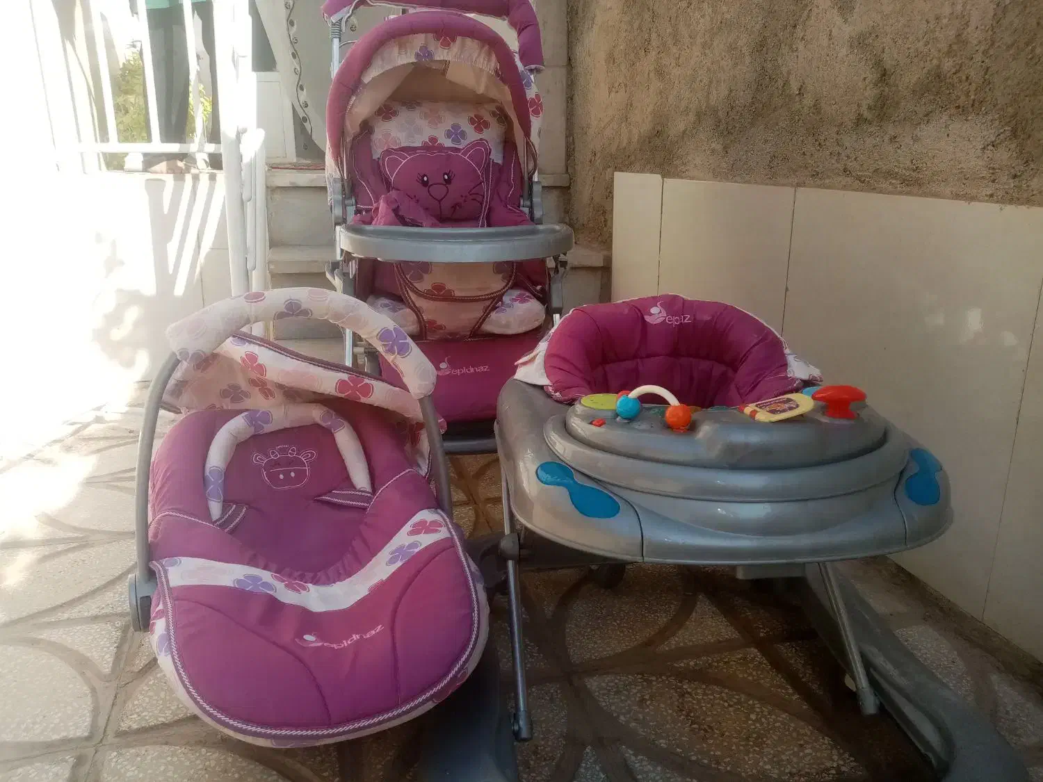 ست سیسمونی کالسکه وگهواره|اسباب و اثاث بچه|سبزوار, امام خمینی (ناوی)|دیوار