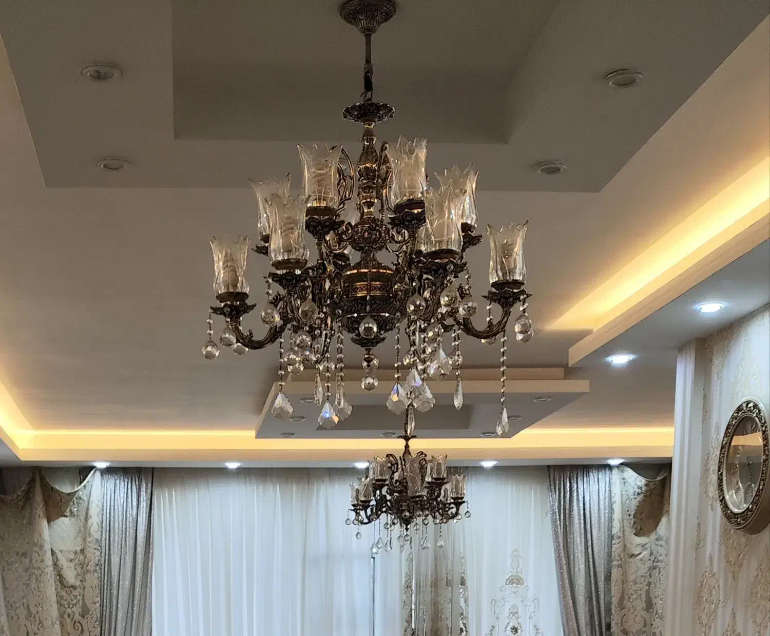 لوستر برنجی|لوستر و چراغ آویز|مشهد, رستگار|دیوار