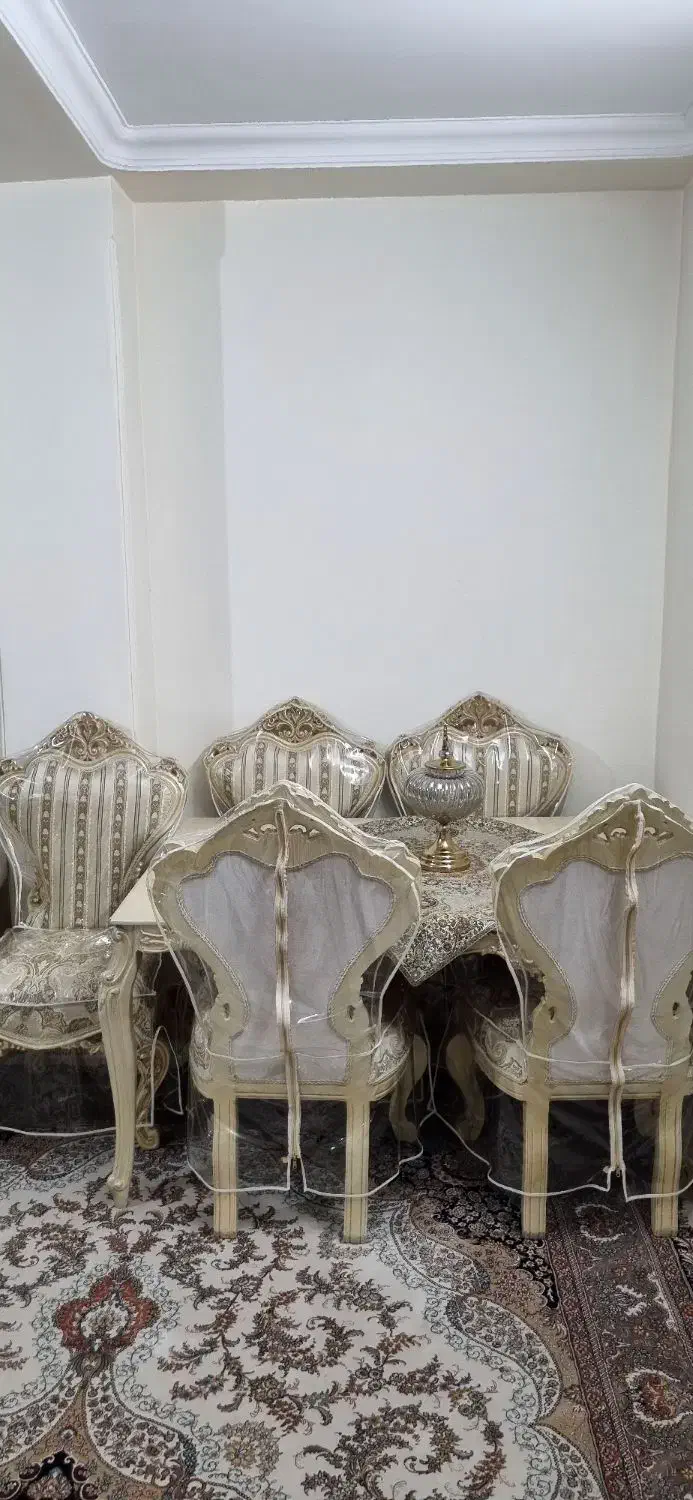 میز ناهار خوری 6نفره|میز و صندلی غذاخوری|اسلام‌شهر, شهرک مهدیه|دیوار