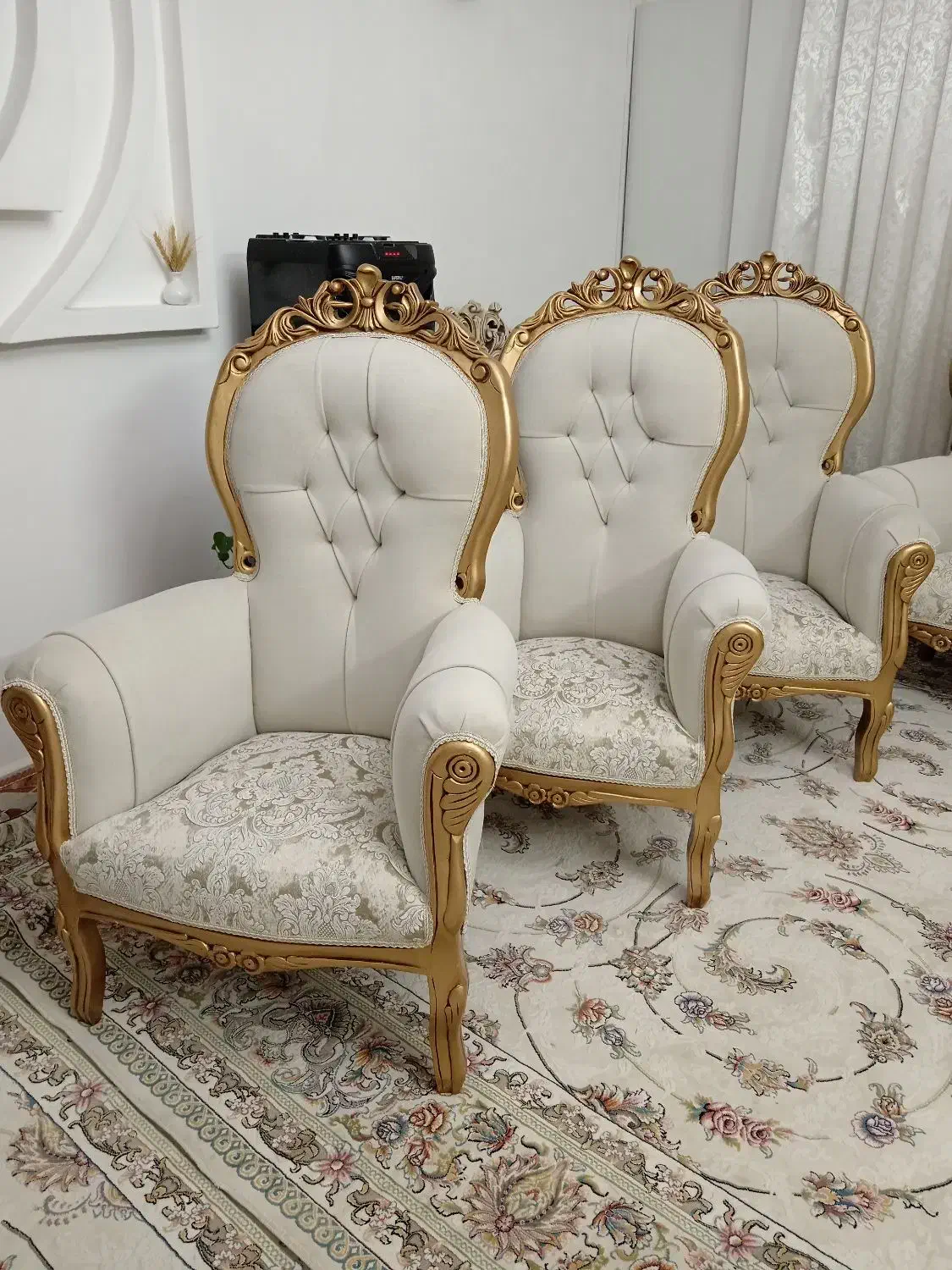 مبلمان سلطنتی9نفره نومناسب جهیزیه|مبلمان خانگی و میز عسلی|مشهد, ثامن|دیوار