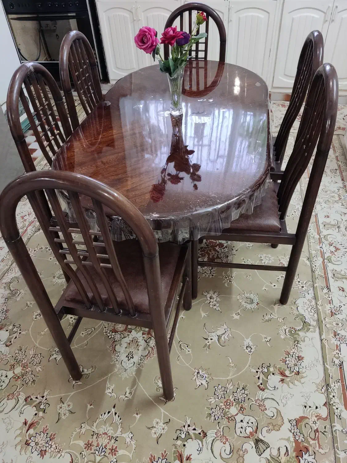 میز و صندلی غذاخوری ۶ نفره|میز و صندلی غذاخوری|تربتحیدریه, حسنی بالا|دیوار