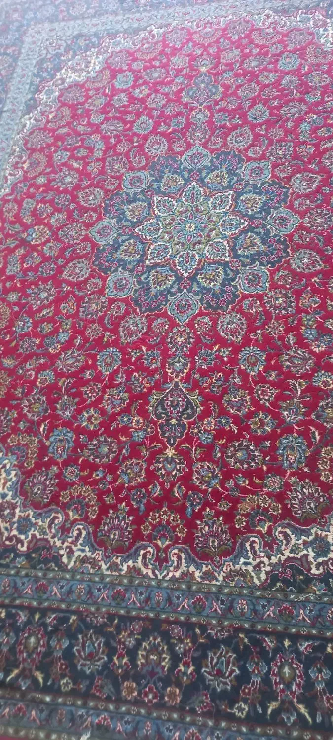 فرش 12 متری تضمینی درحد نو|فرش|فسا, |دیوار