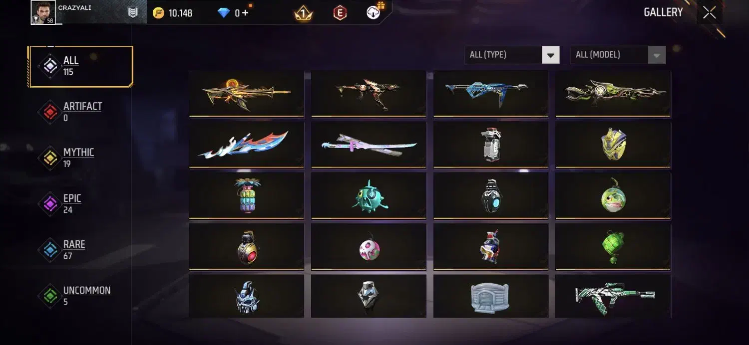 اکانت فری فایر|کنسول، بازی ویدئویی و آنلاین|کرباسک, |دیوار