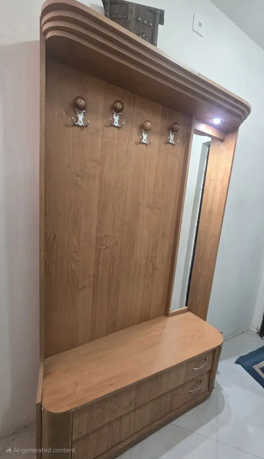 آینه جالباسی کشو دار‌|آینه|مشهد, بهارستان|دیوار