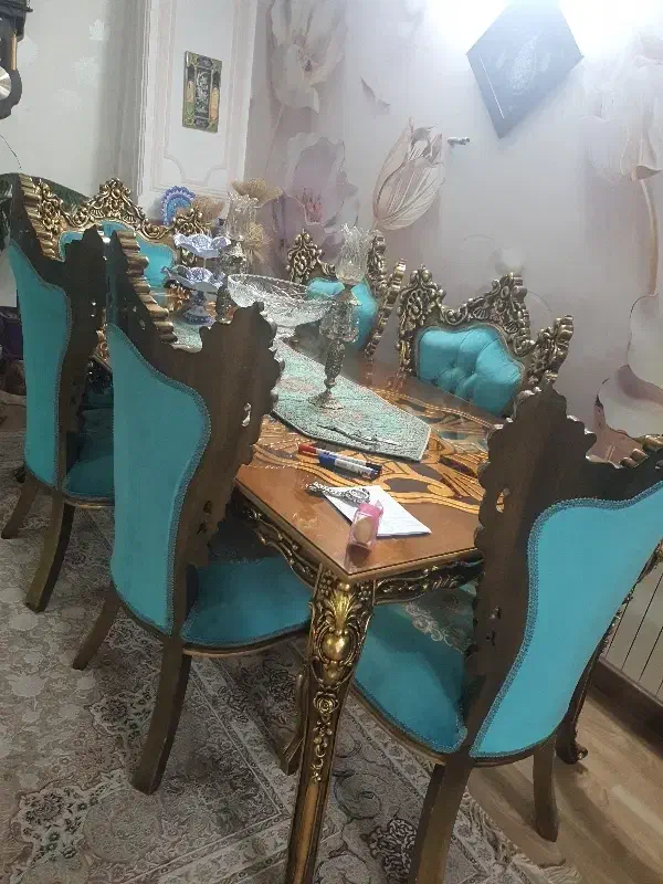 میز ناهار خوری ۸ نفره|میز و صندلی غذاخوری|هشتگرد, شهرک ولیعصر (مصلی)|دیوار