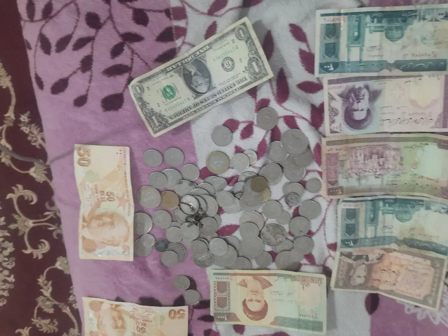 سکه های قدیمی|کلکسیون سکه، تمبر، اسکناس|میاندوآب, |دیوار