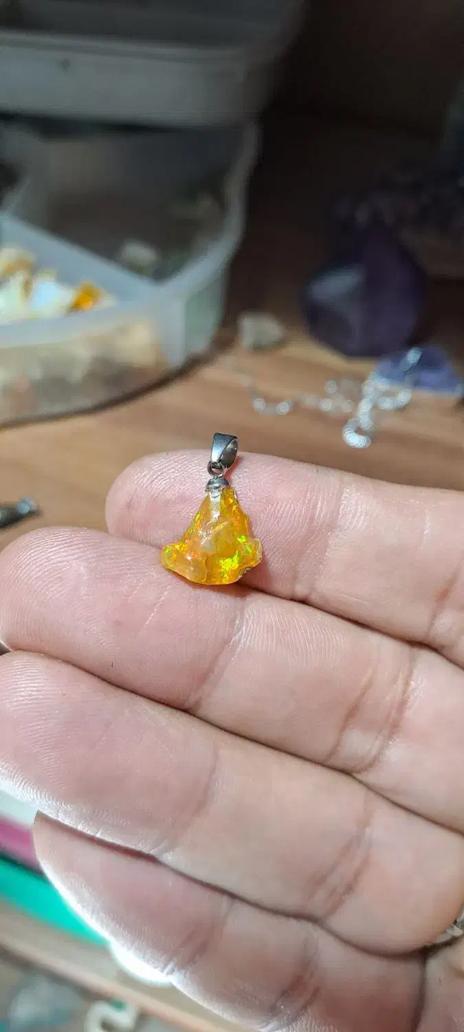 آویزهای سنگ اپال|جواهرات|تهران, شهرک محلاتی|دیوار