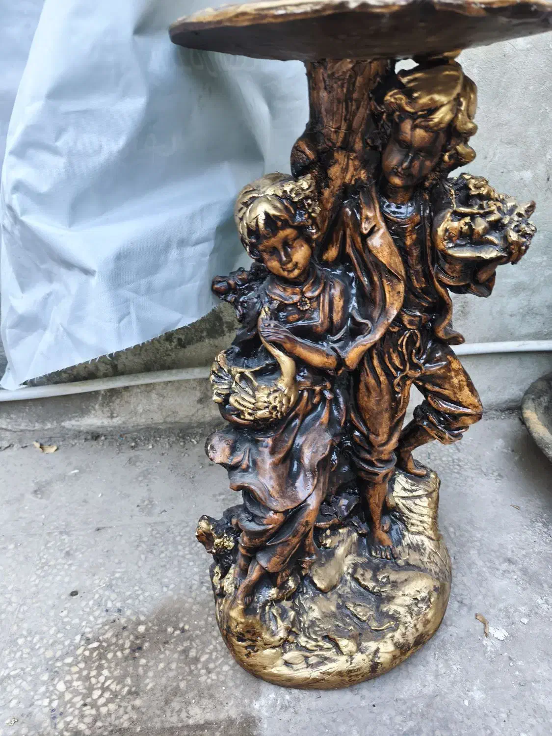 مجسمه گچی زن و شوهر|مجسمه، تندیس، ماکت|بوشهر, |دیوار