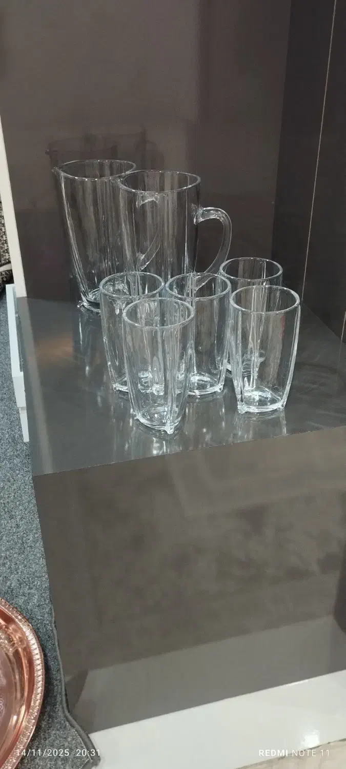 ست پارچ و لیوان کریستال|ظروف سرو و پذیرایی|بانه, |دیوار