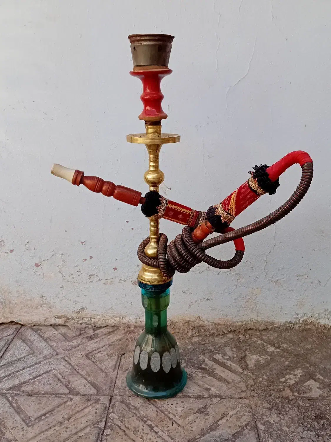 قلیون برنج|کلکسیون اشیاء عتیقه|وحیدیه, |دیوار