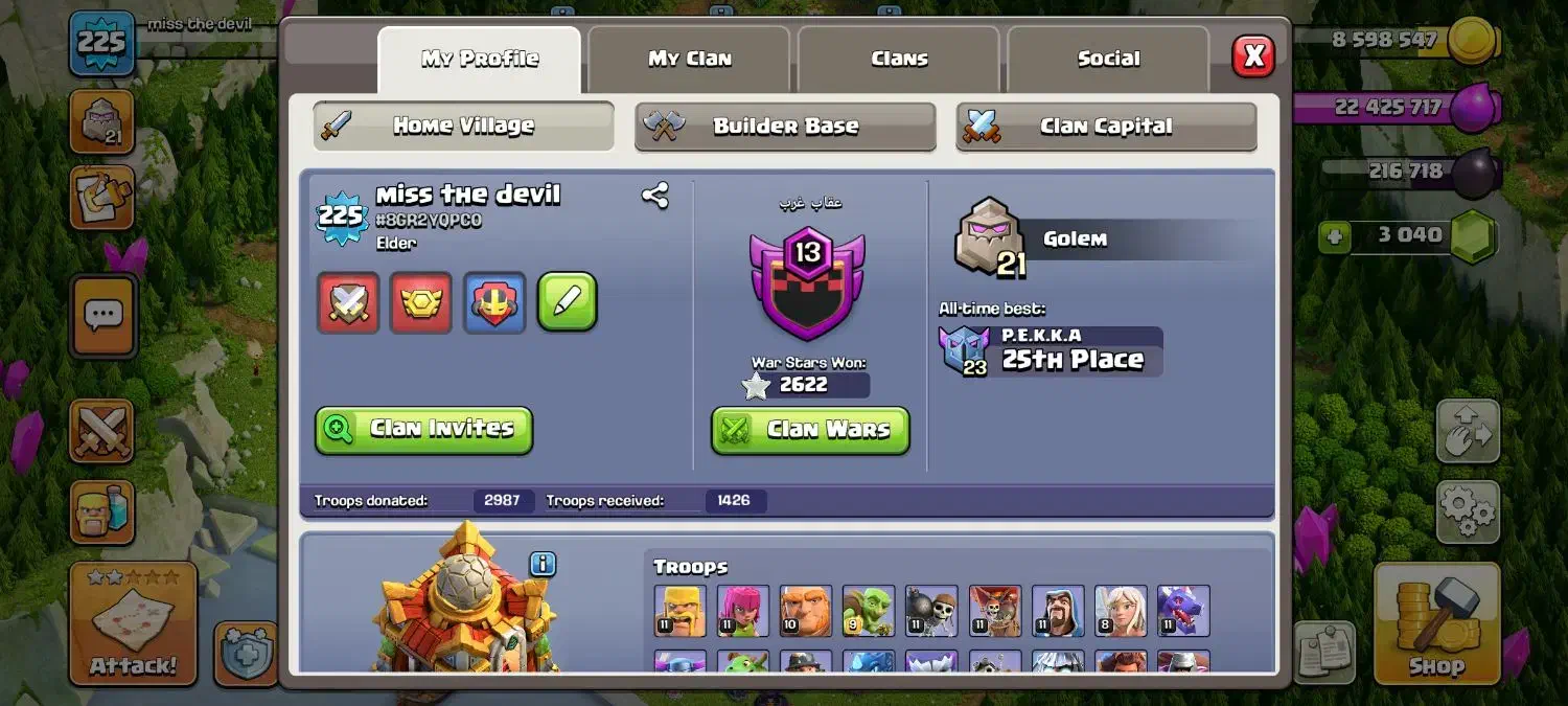 اکانت کلکسیونی لول 225|کنسول، بازی ویدئویی و آنلاین|نکا, |دیوار