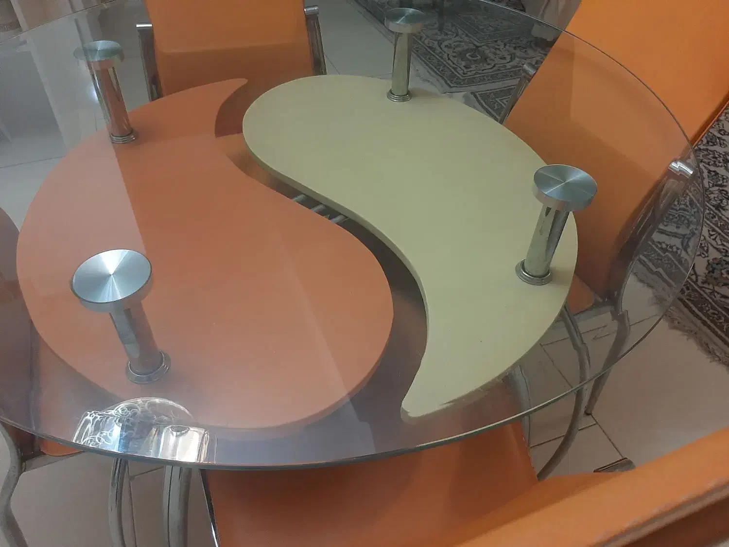 ناهارخوری ۴ نفره زیبا|میز و صندلی غذاخوری|تهران, حکیمیه|دیوار