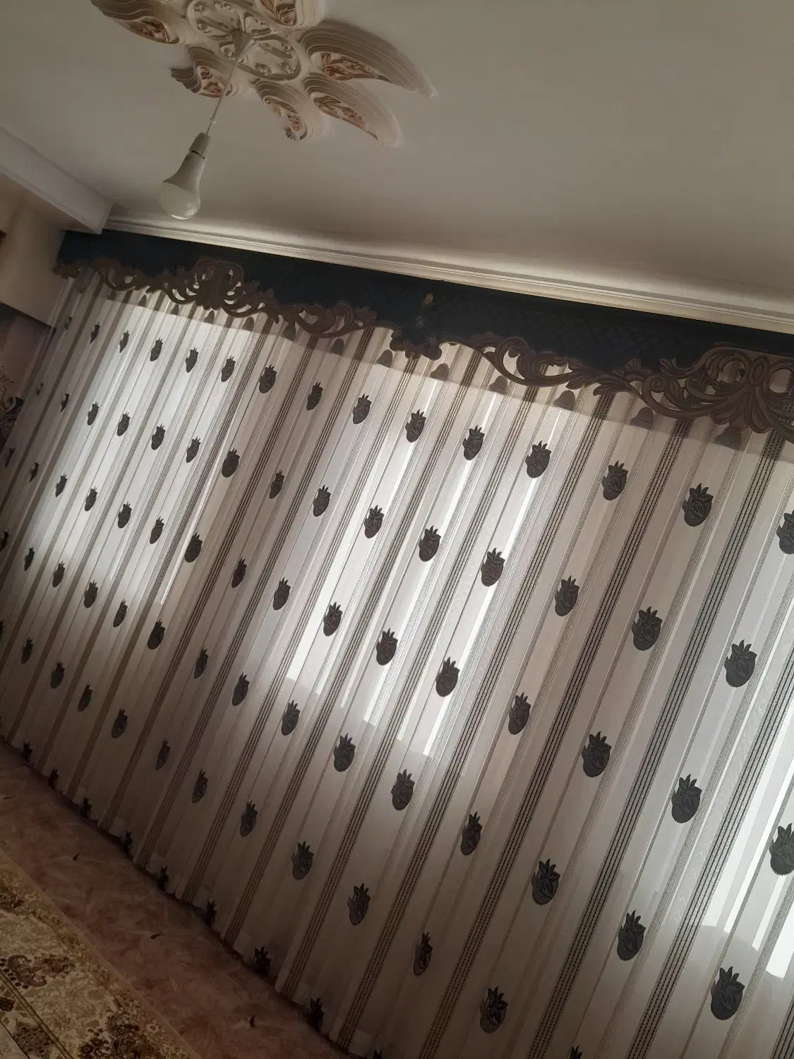 پرده باکتیبه|پرده، رانر، رومیزی|هشترود, |دیوار