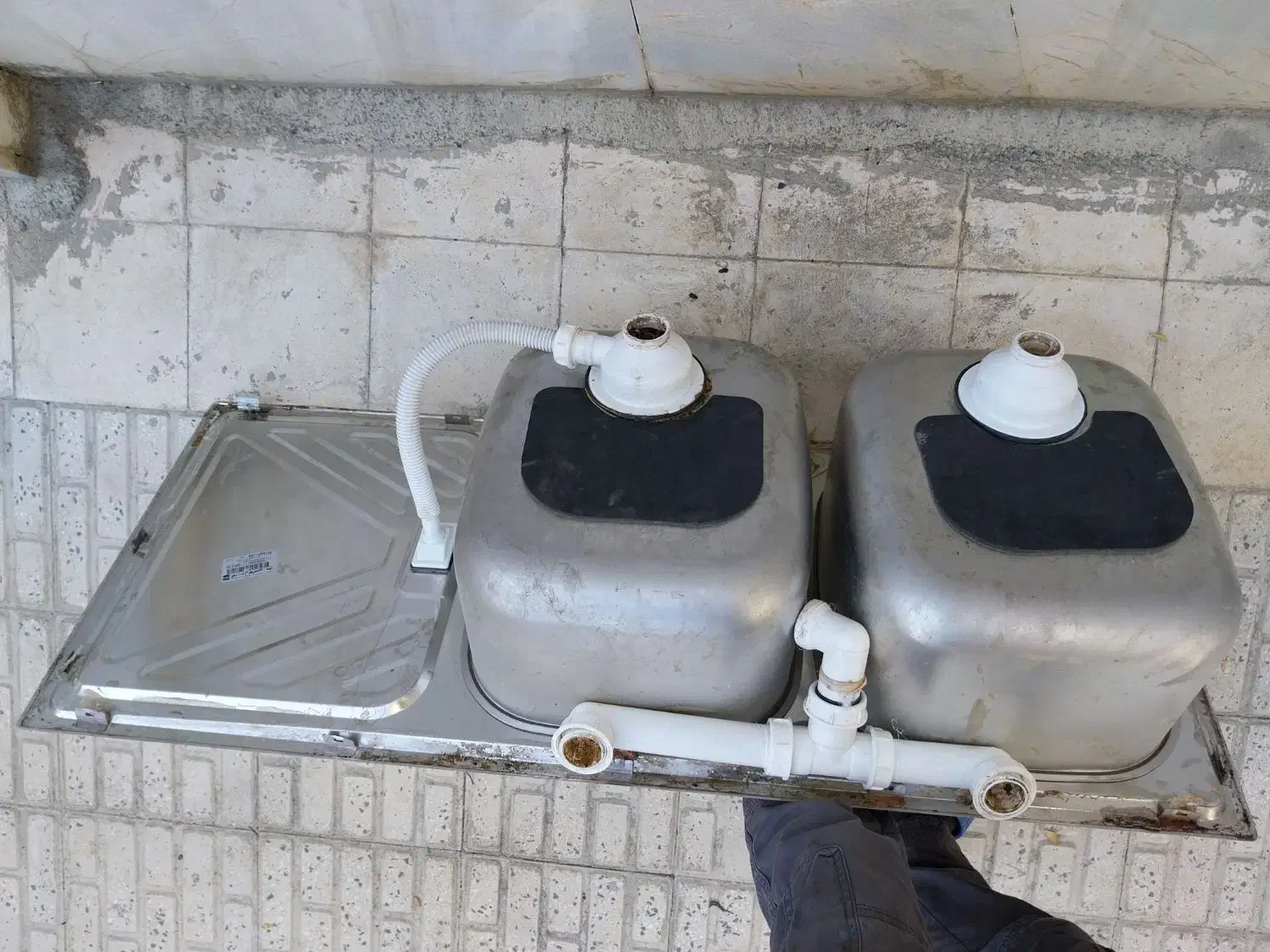 سینک دوقلو لگن چپ درسا|لوازم سرویس بهداشتی|سنندج, |دیوار