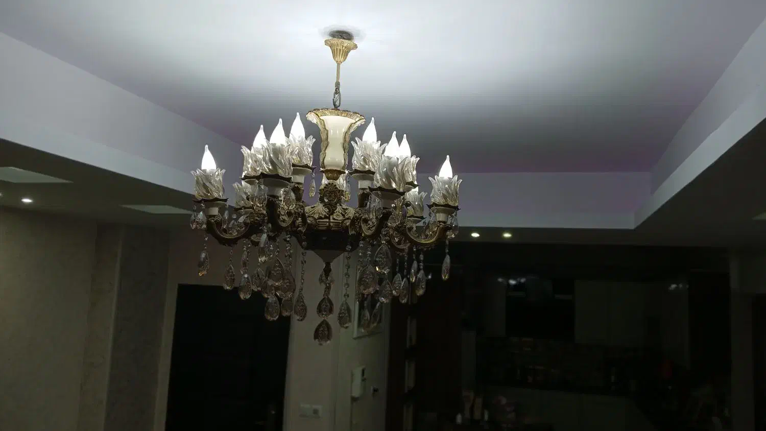 لوستر تمام برنجی|لوستر و چراغ آویز|محمدشهر, ولدآباد|دیوار