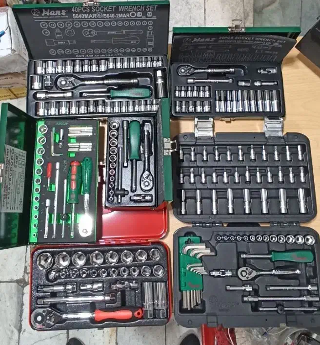 جعبه بکس 60 پارچه هنس ابزارتایوان خرک|ابزارآلات|اصفهان, پوریای ولی|دیوار