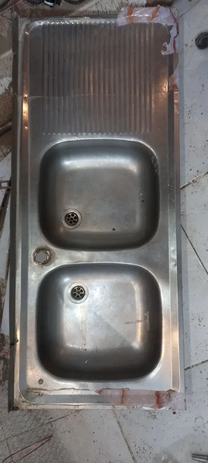 سینک دوقلو|مصالح و تجهیزات ساختمان|مشهد, رده|دیوار