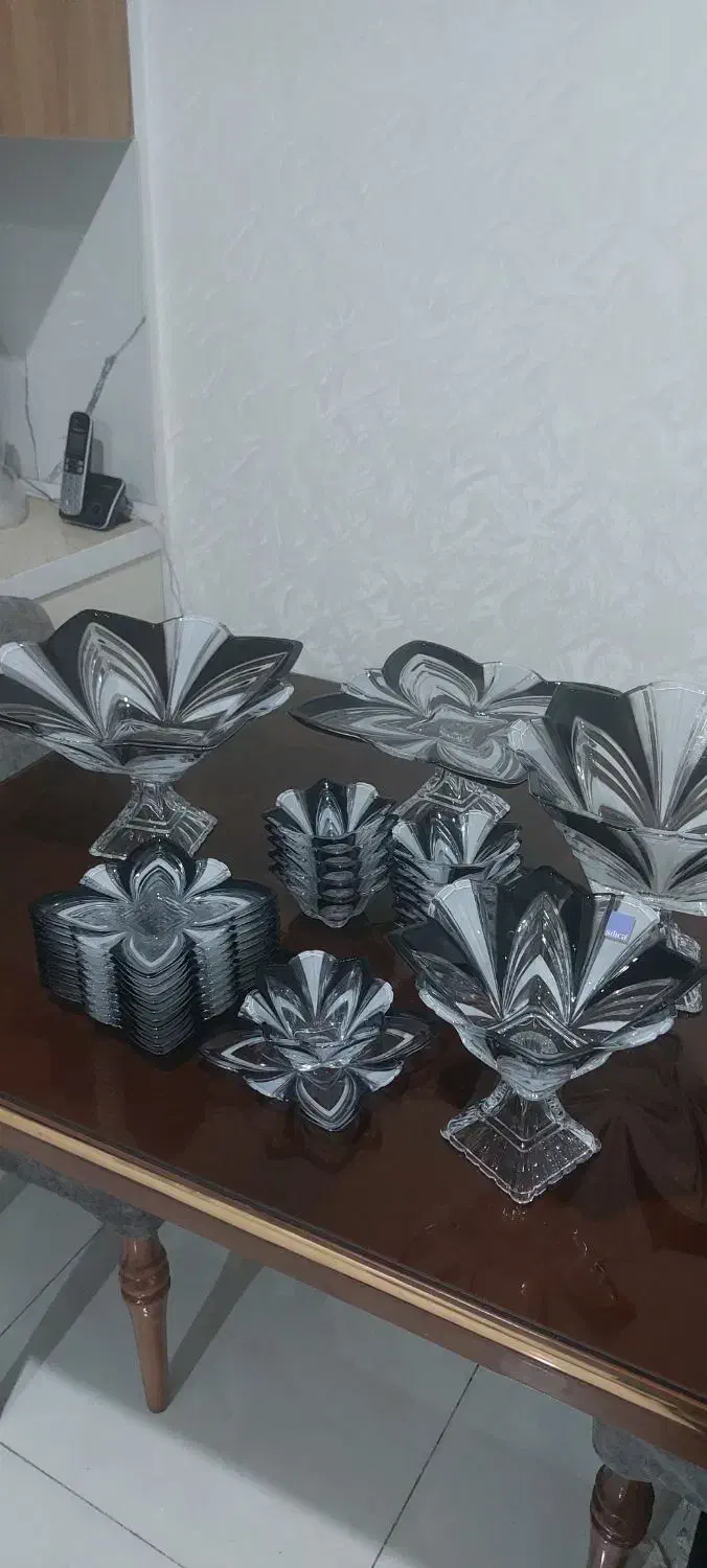 سرویس پذیرایی کریستال ۱۲نفره|ظروف سرو و پذیرایی|چهاردانگه (تهران), |دیوار