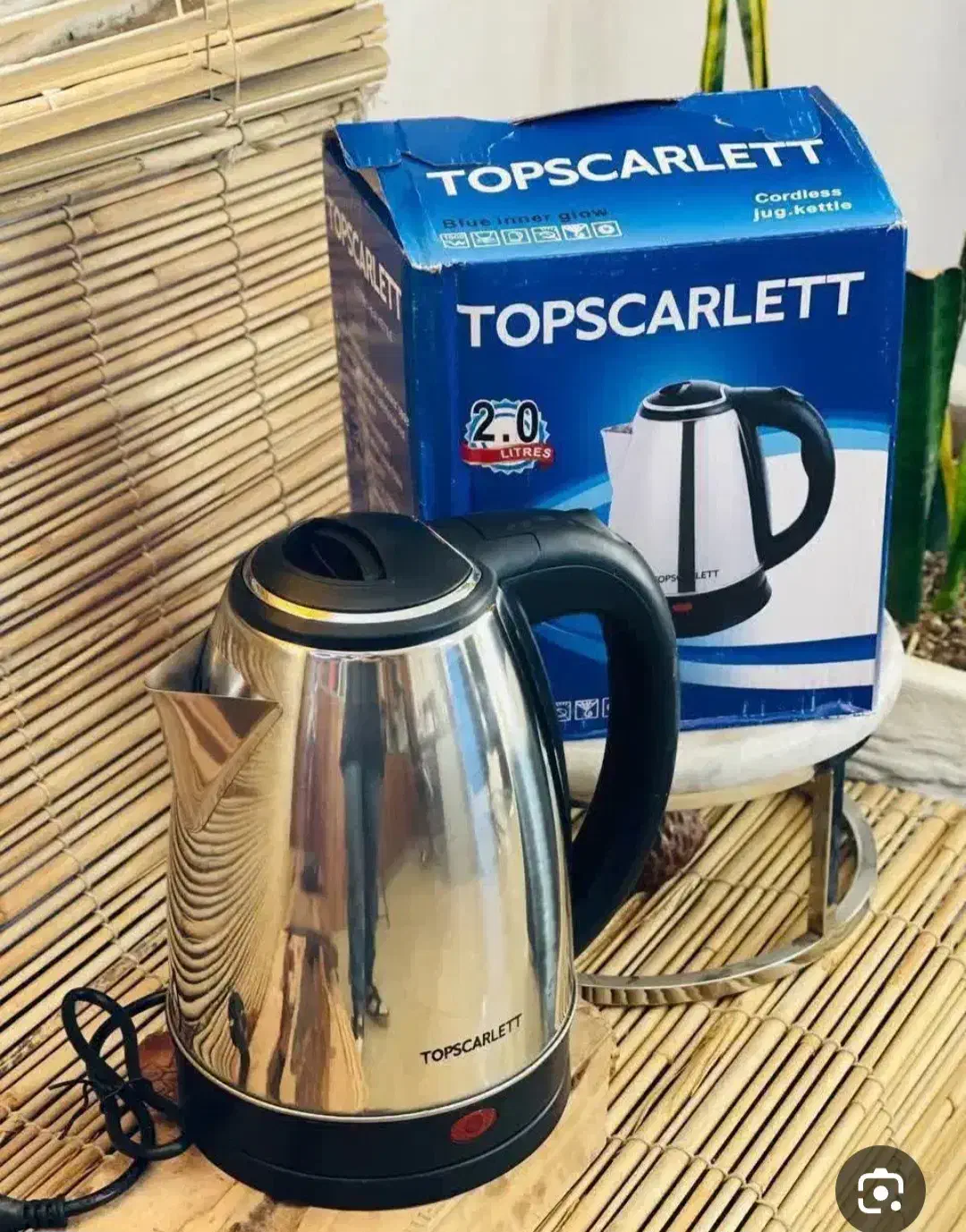 چایی سازاسکارلت۲لیترخارجی زیر۱دیقه آب جوش آماده|سماور، چایساز، قهوهساز|زابل, |دیوار