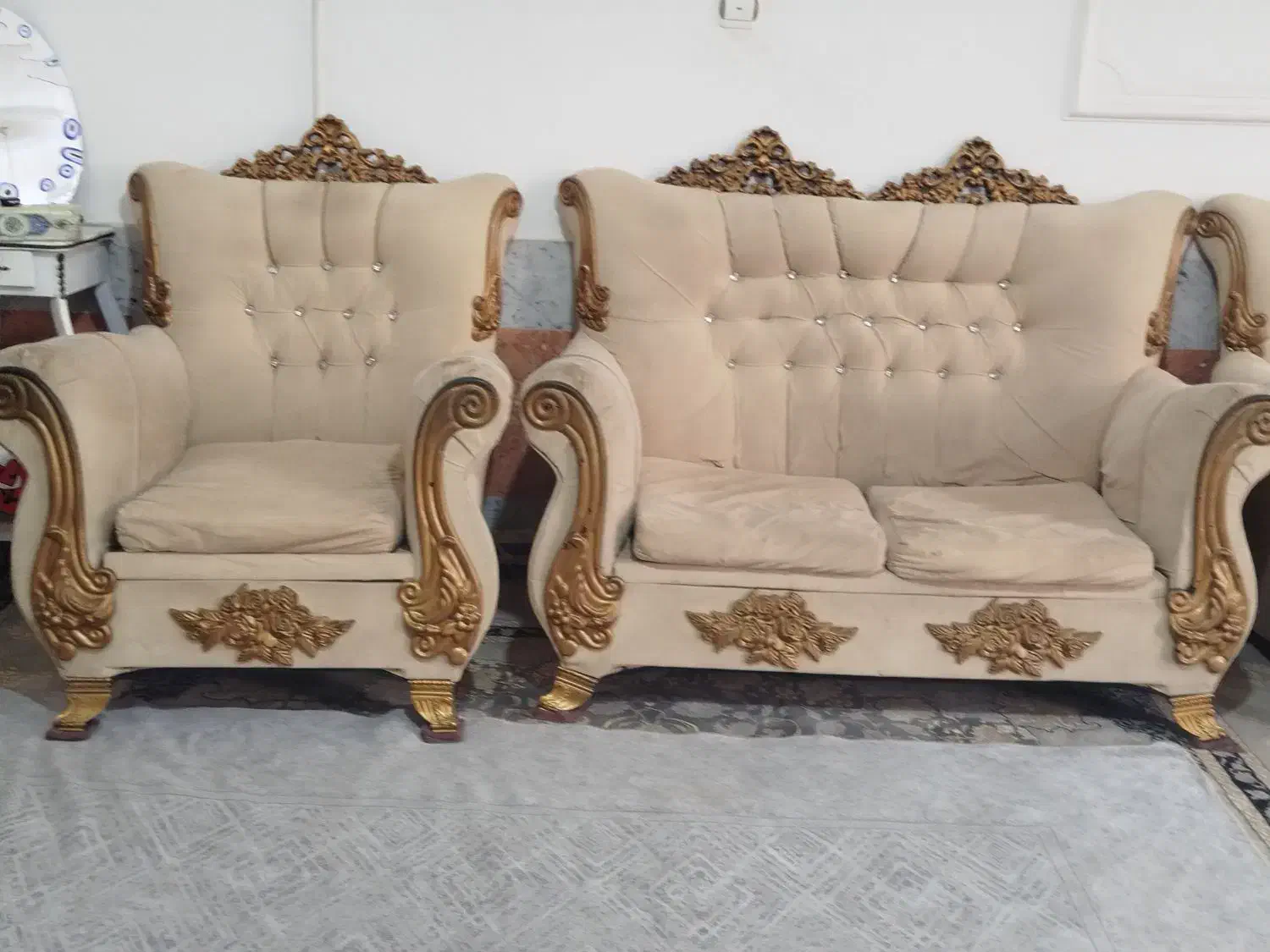 مبل هفت نفره راحتی|مبلمان خانگی و میز عسلی|جوین, |دیوار