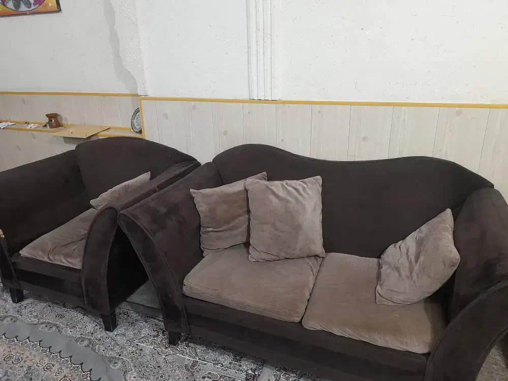 فوری مبل ۹نفره تمیز سالم فقط تماس|مبلمان خانگی و میز عسلی|حمیدیه, |دیوار