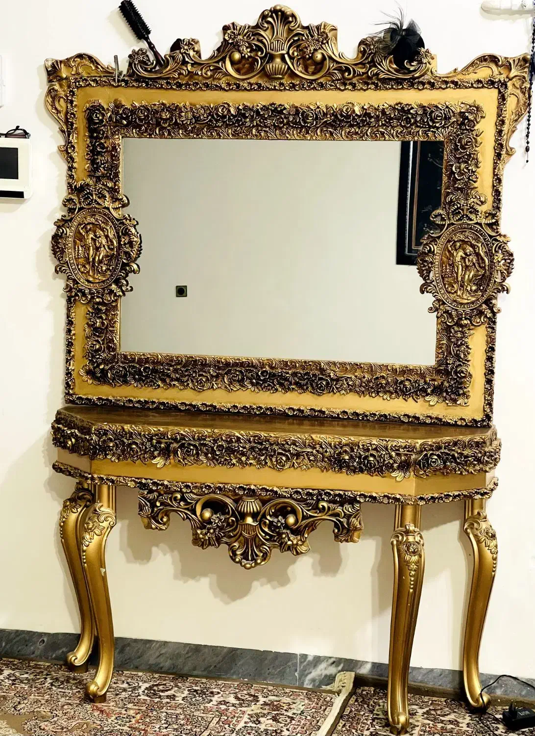 ایینه و کنسول، ساعت ایستاده|ساعت دیواری و تزئینی|ایوان, |دیوار