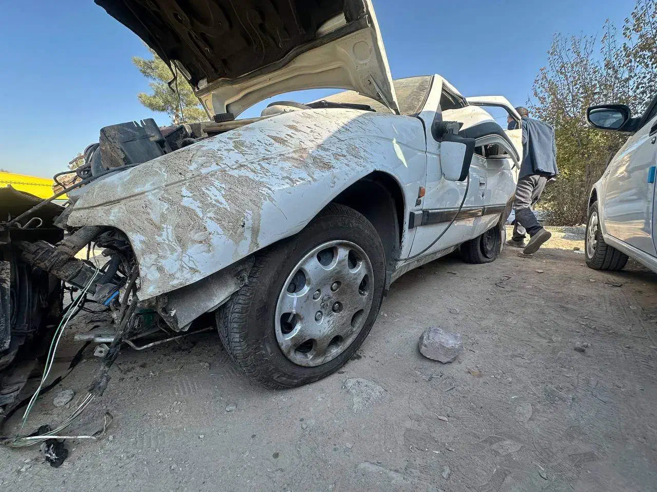 پژو پارس تصادفی|خودرو سواری و وانت|کرمانشاه, |دیوار