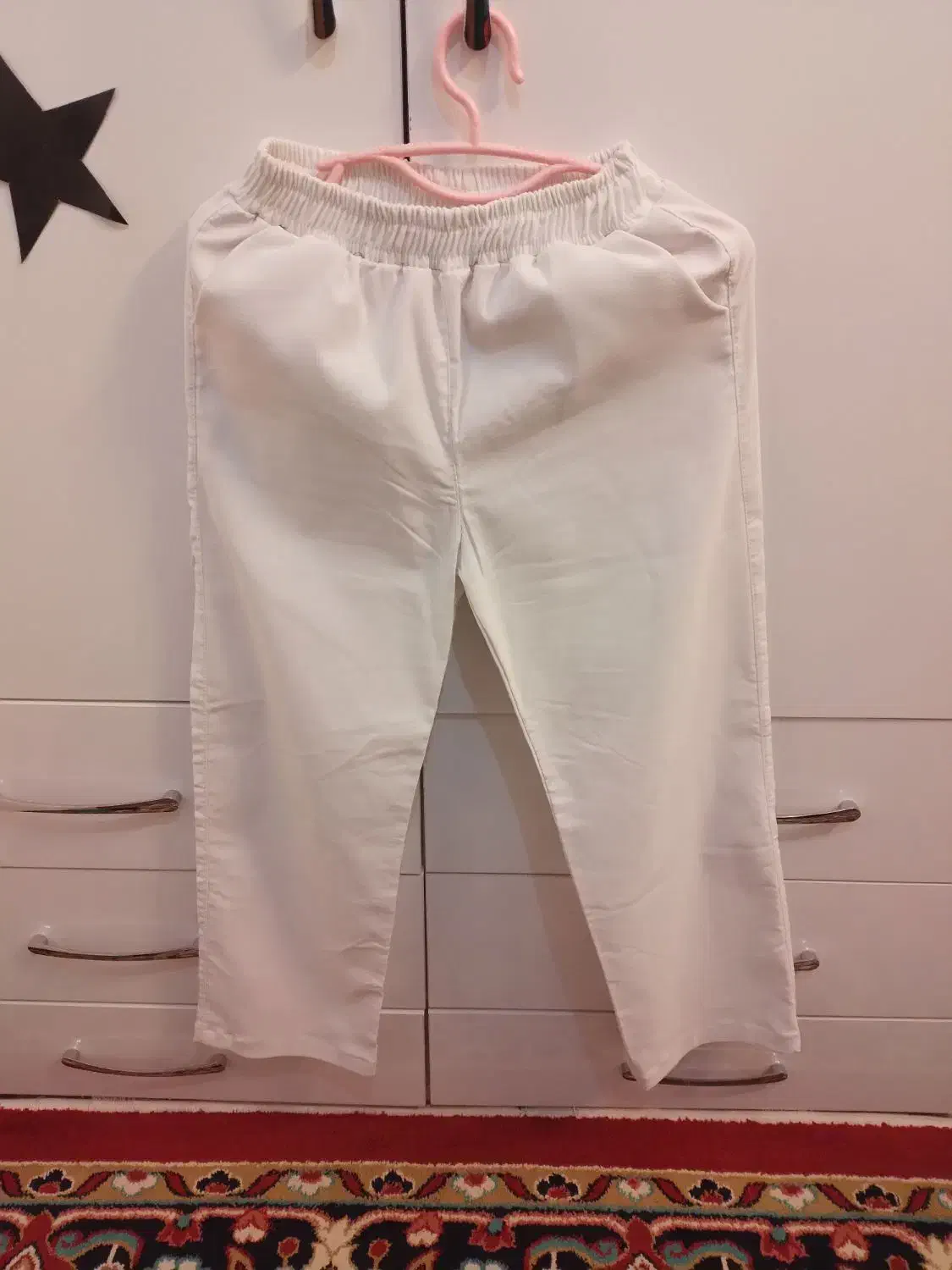 شلوار مشکی مازراتی دمپا  وشلوار سفید|لباس|مرند, |دیوار