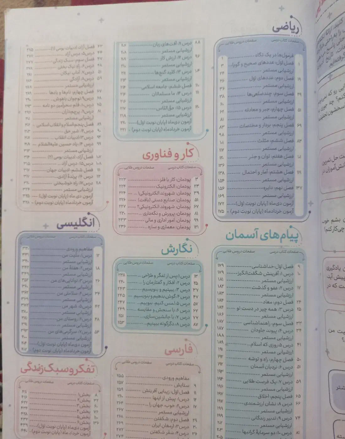 کمک درسی دروس طلایی پایه هشتم|کتاب و مجله آموزشی|شیراز, بهارستان|دیوار