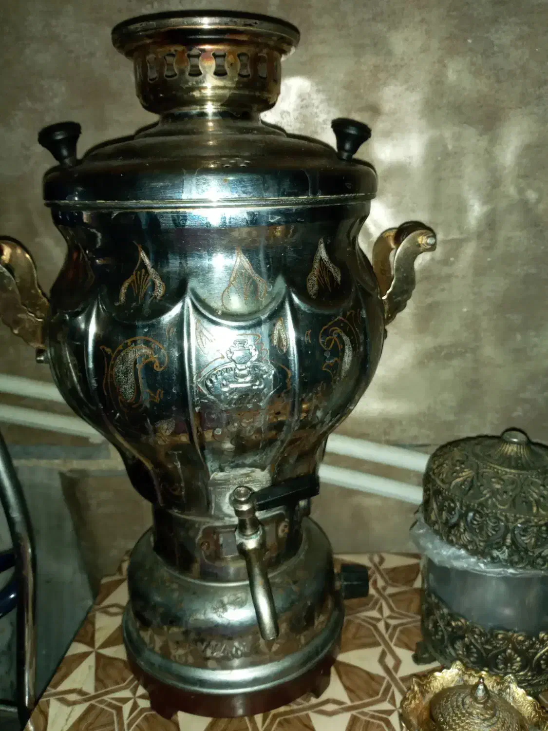 سماور|سماور، چای‌ساز، قهوه‌ساز|ساوه, |دیوار