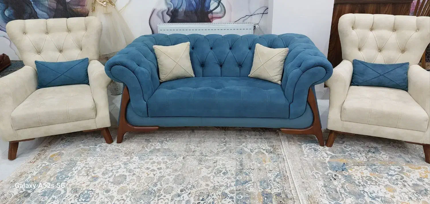 مبل نیم ست|مبلمان خانگی و میز عسلی|ایلام, |دیوار