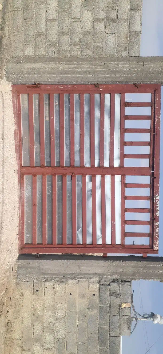 درب حیاط دو لنگه|مصالح و تجهیزات ساختمان|لامرد, |دیوار