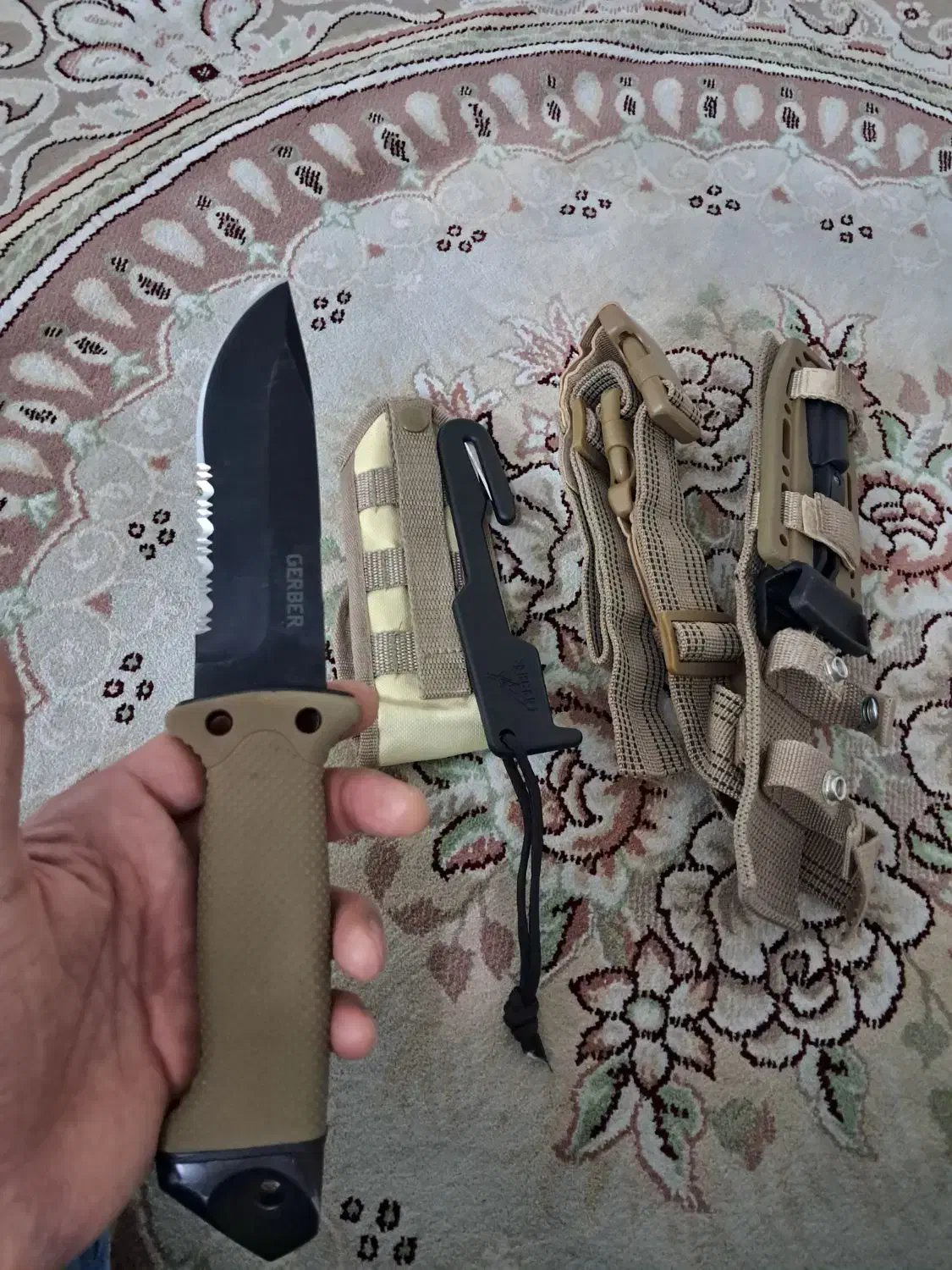 چاقوی شکاری نظامی گربر مدلmlf2|کوهنوردی و کمپینگ|ری, دولت‌آباد|دیوار