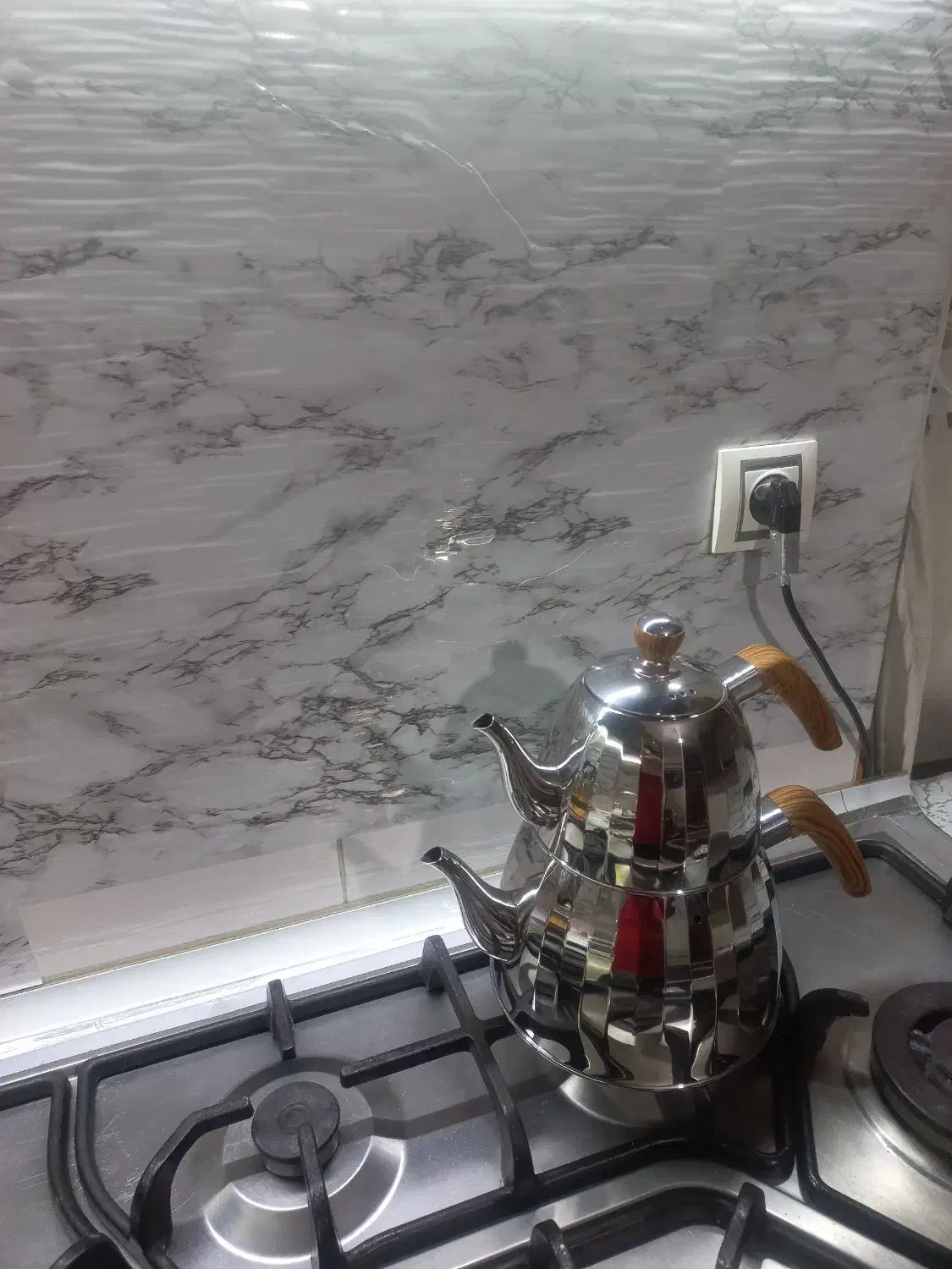 قوری کتری استیل ترک اصل|قوری، کتری، قهوهساز دستی|هرسین, |دیوار