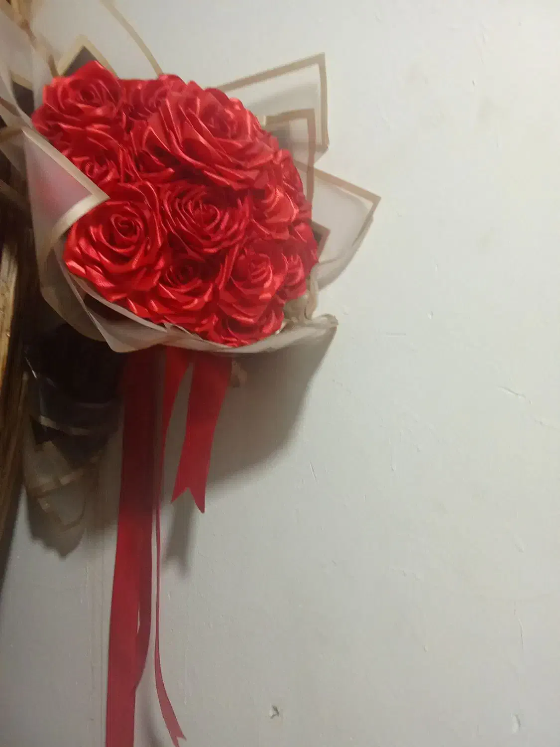 دسته گل رز روبانی|گل مصنوعی|اهواز, پردیس|دیوار