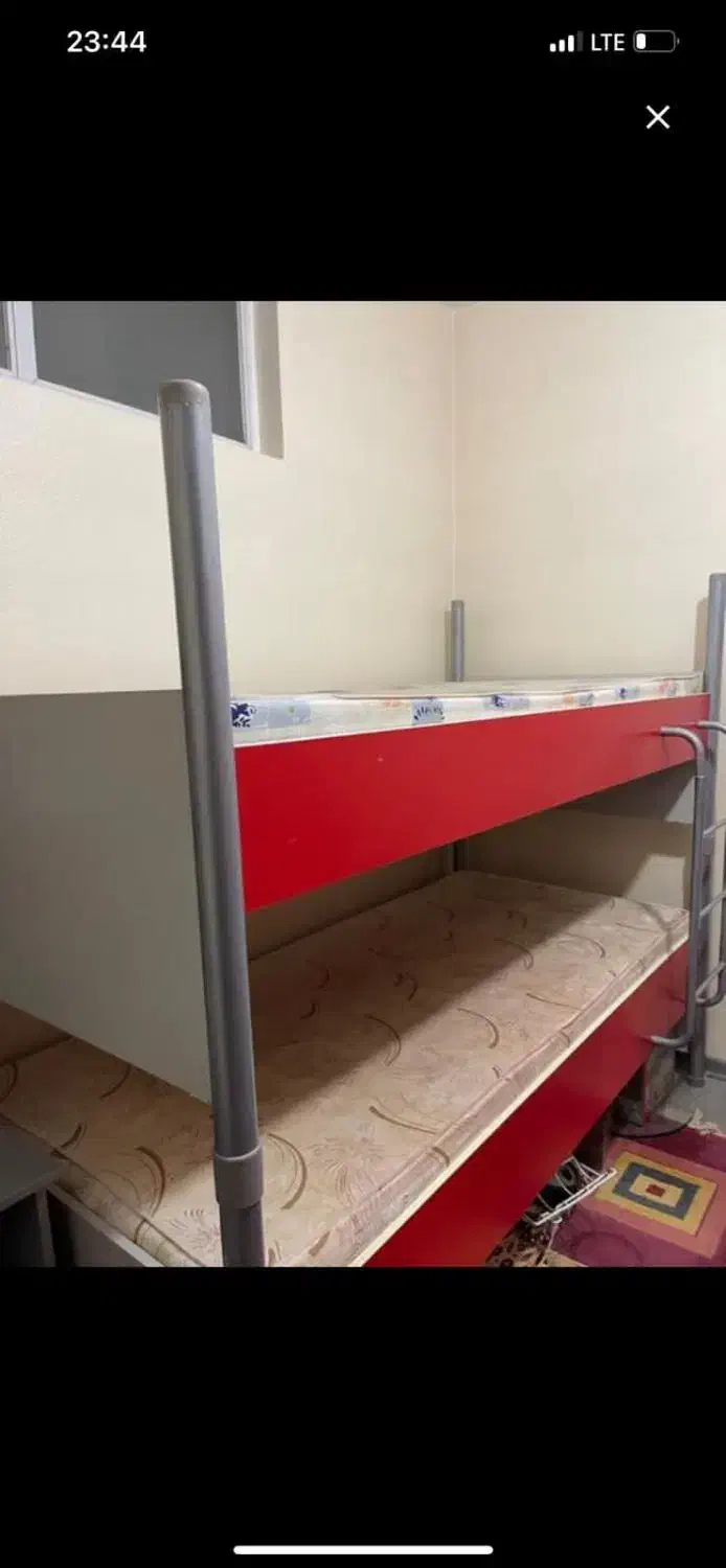 تخت نوجوان 2 طبقه|تخت و سرویس خواب|شاهینشهر, عطار|دیوار