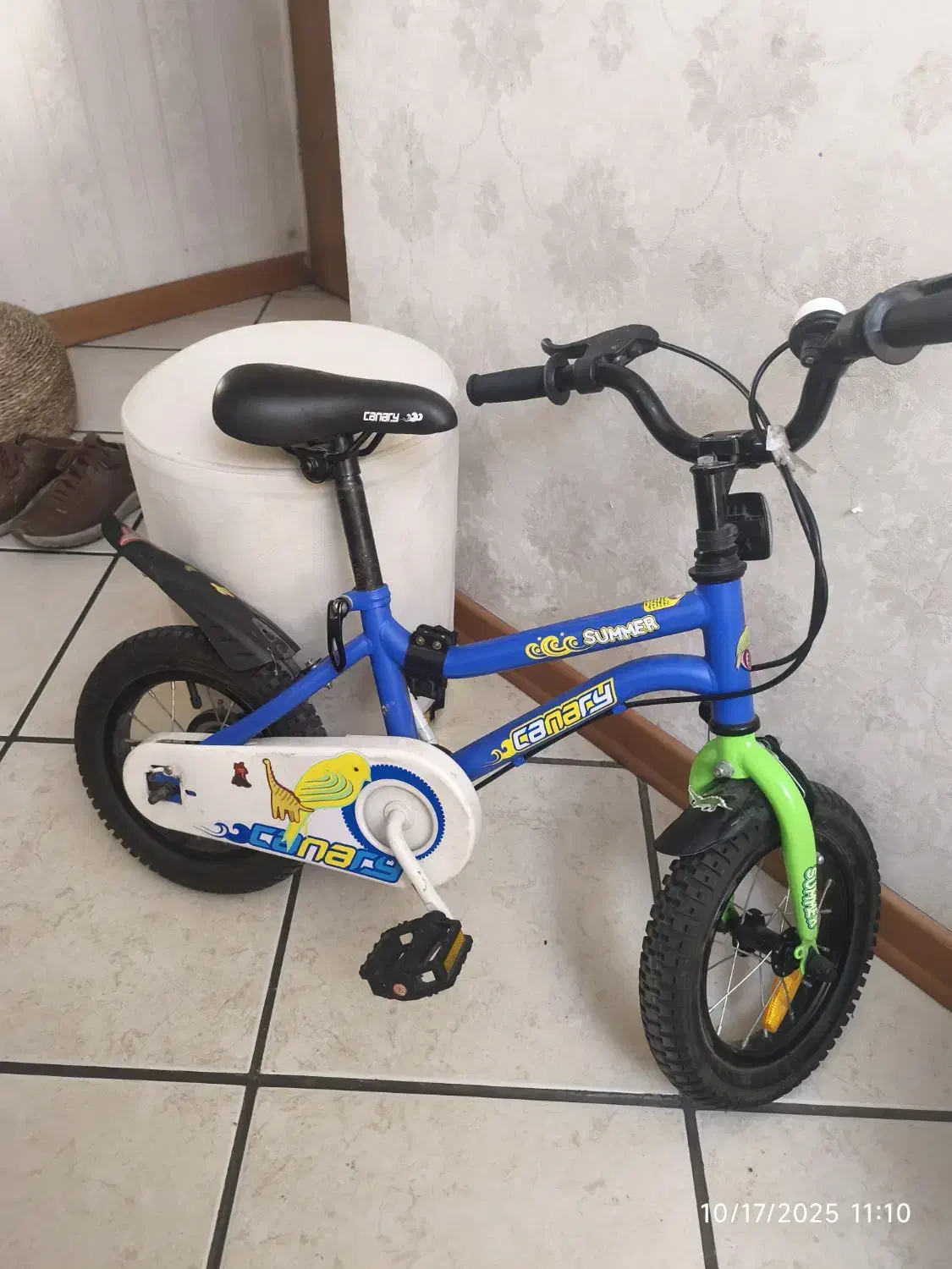 دوچرخه قناری مدل summer سایز ۱۲|دوچرخه، اسکیت، اسکوتر|تهران, دروس|دیوار