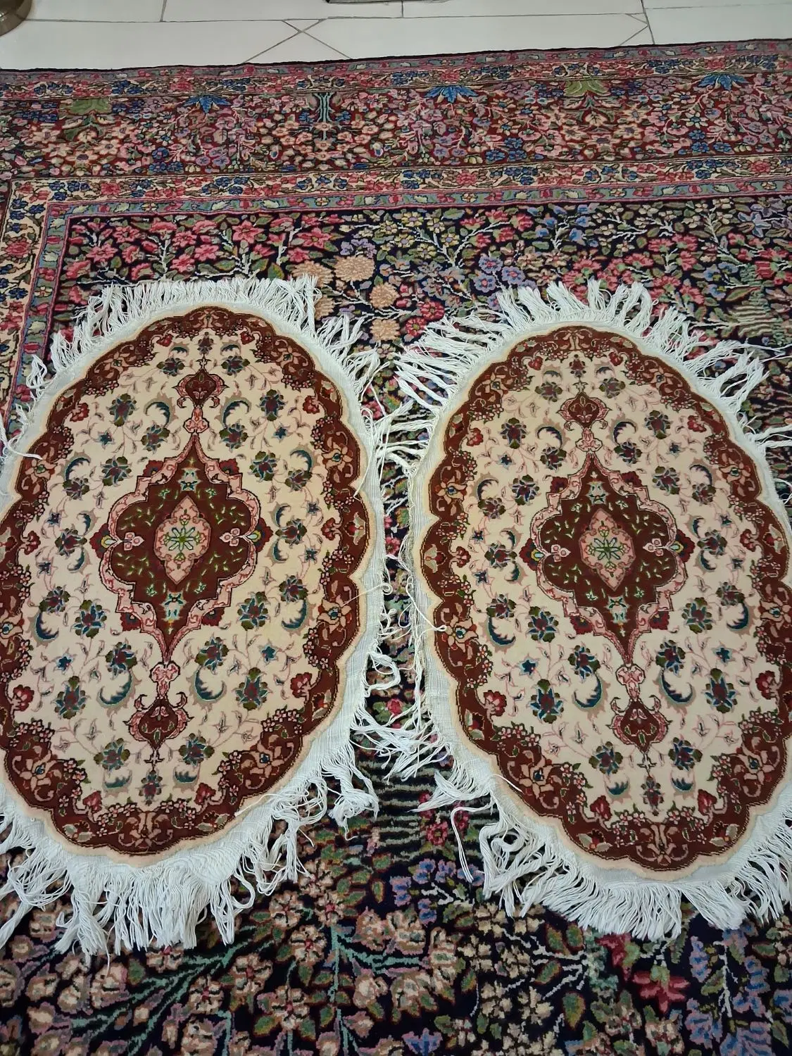فرش دستباف تبریز ۵۰ رج جفت بیضی ۵۰×۸۰|فرش|تهران, آهنگ|دیوار